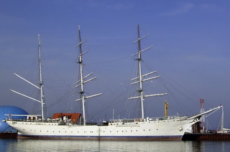 Die Gorch Fock in Stralsund
