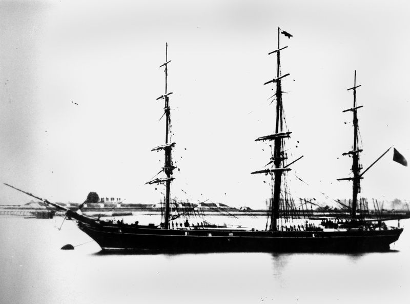 Die Highflyer vor Anker (State Library of Queensland)