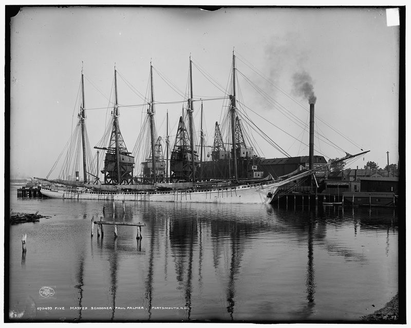 PAUL PALMER im Hafen von Portsmouth, N.H.  
